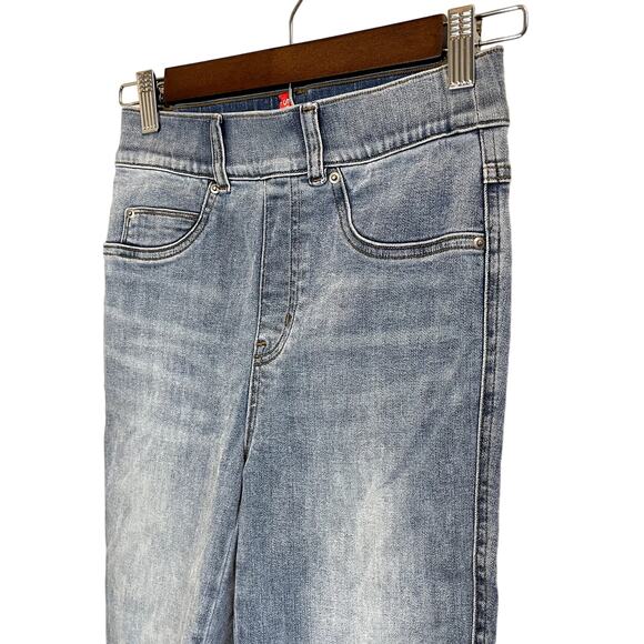 Spanx Skinny Jeans High-Rise Light Wash Size XS - Picture 2 of 5